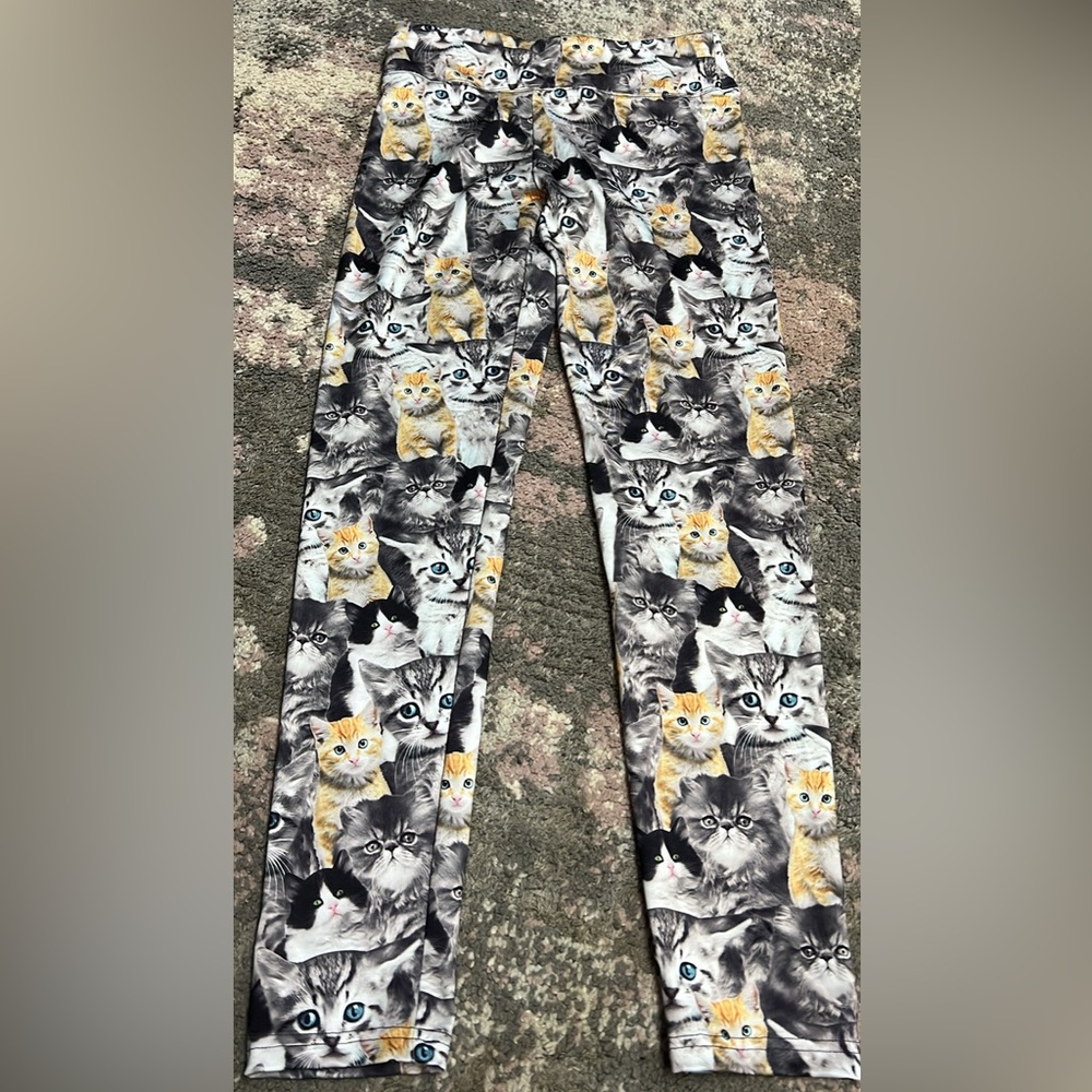Girls justice size 16 cat leggings